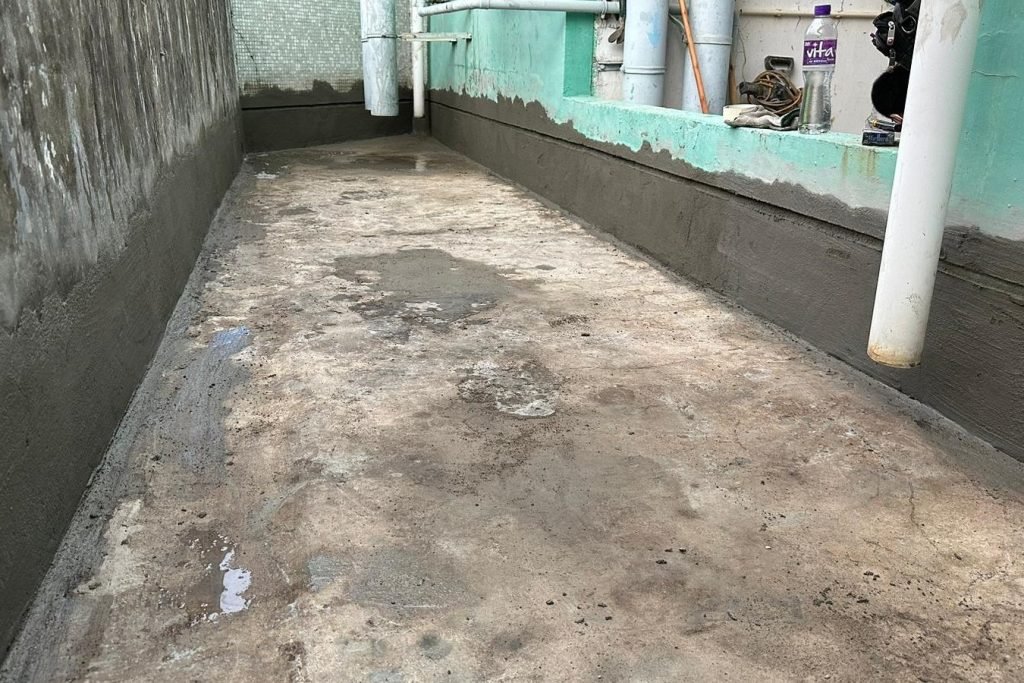 外露油面防水-修補英泥砂漿