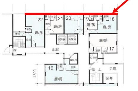 天台外露式防水膜工程施工指示平面圖