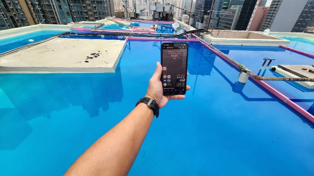 九龍塘冠天閣天台72小時浸水測試