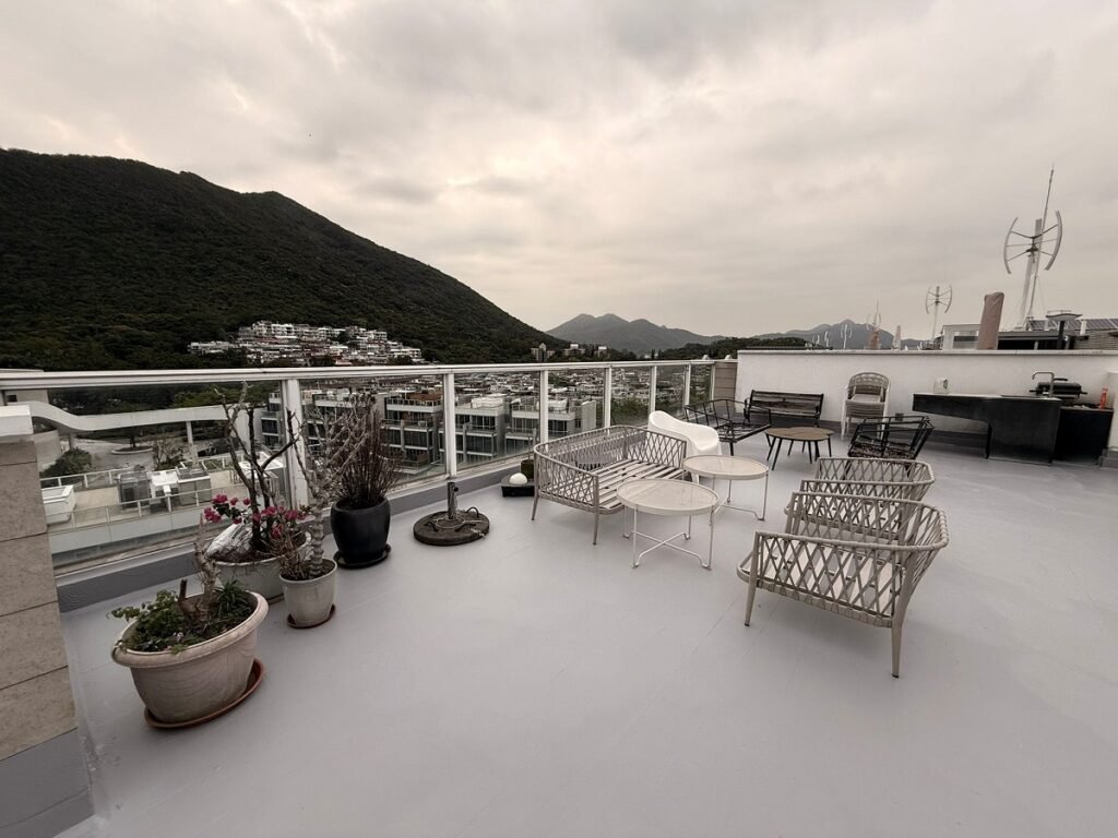 清水灣獨立屋天台防水完工相
